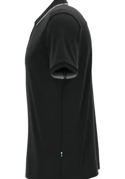 OLYMP Polo Casual, modern fit polo, zwart