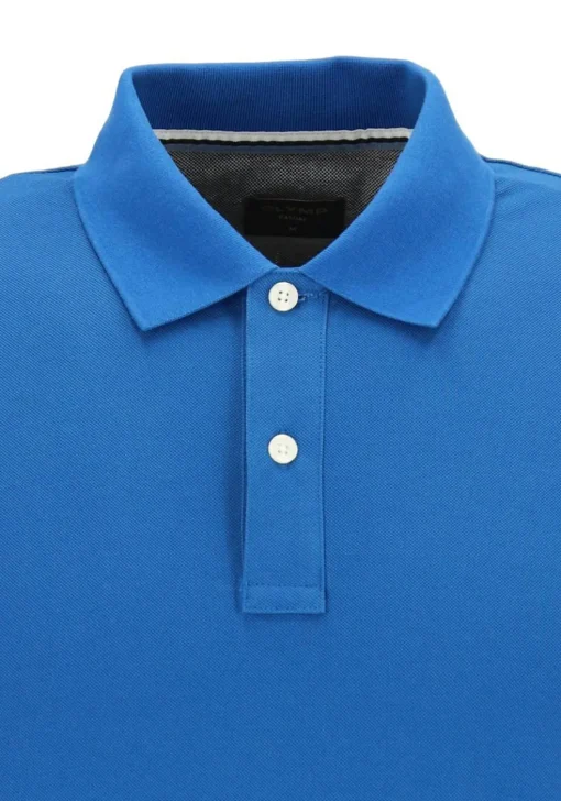 OLYMP Polo Casual, modern fit polo, blauw