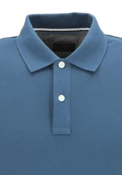 OLYMP Polo Casual, modern fit polo, rookblauw