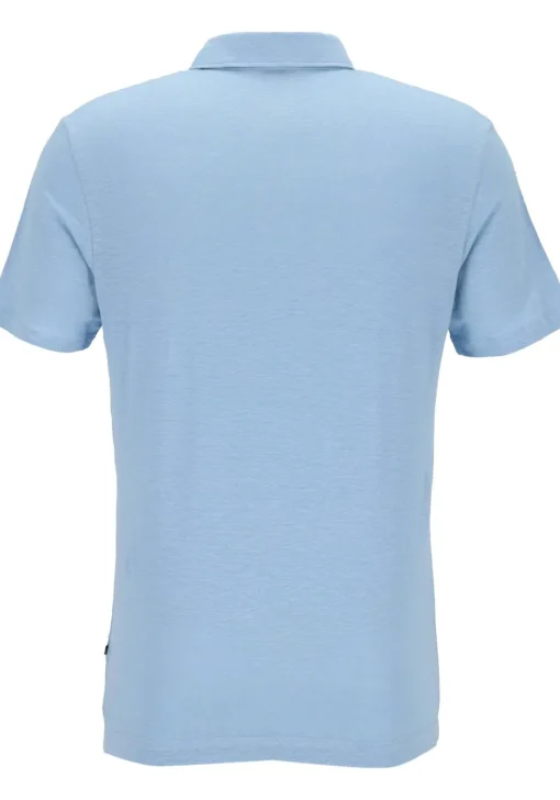 OLYMP Polo Casual, modern fit polo, lichtblauw