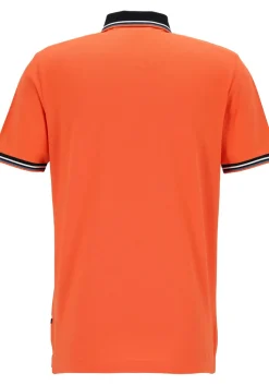 OLYMP Polo Casual, modern fit polo, oranje