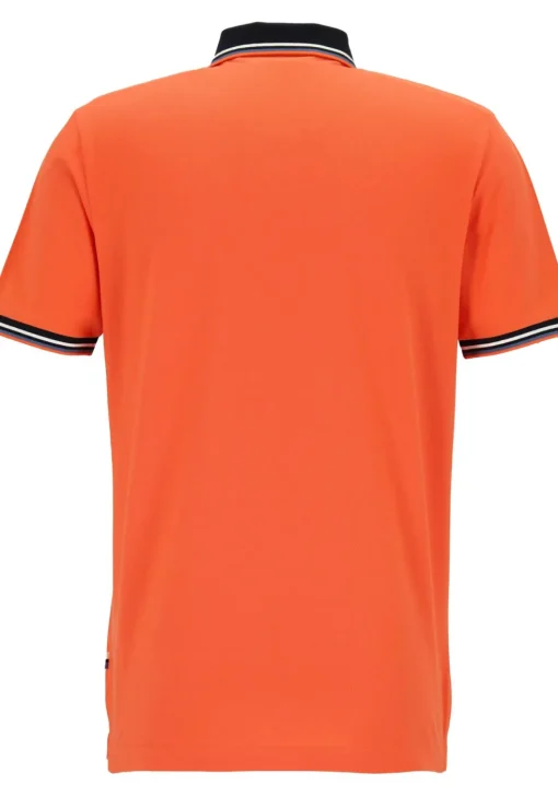OLYMP Polo Casual, modern fit polo, oranje