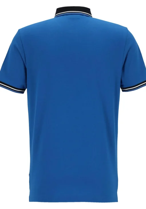 OLYMP Polo Casual, modern fit polo, blauw
