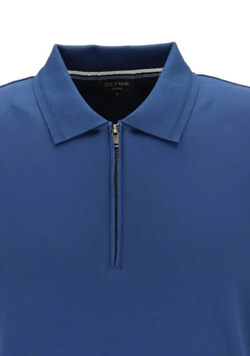 OLYMP Polo Casual, modern fit polo, blauw