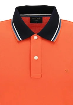 OLYMP Polo Casual, modern fit polo, oranje