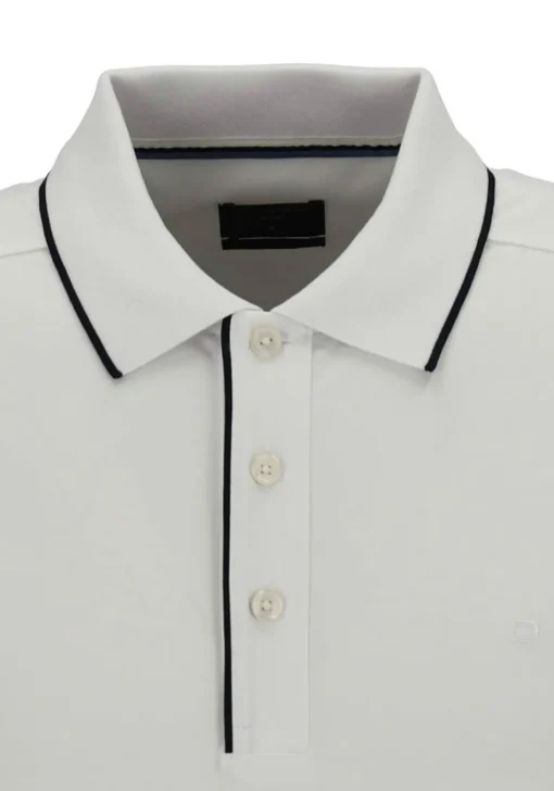 OLYMP Polo Casual, modern fit polo, wit