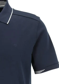 OLYMP Polo Casual, modern fit polo, marine blauw
