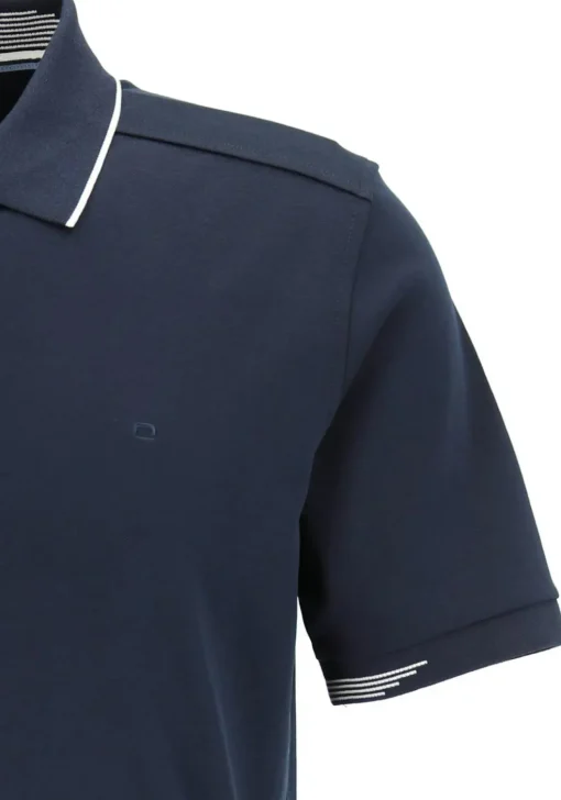 OLYMP Polo Casual, modern fit polo, marine blauw