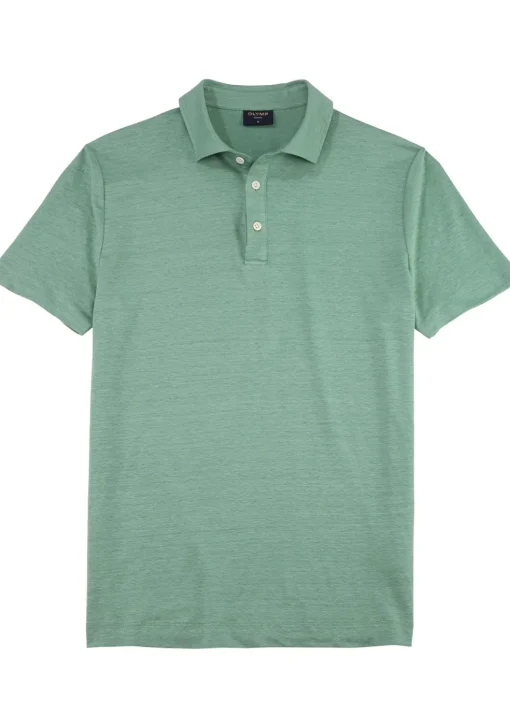 OLYMP Polo Casual, modern fit polo, groen