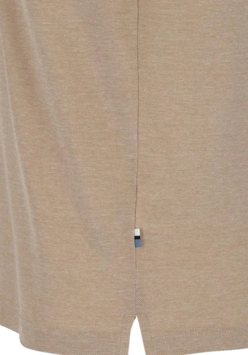 OLYMP Polo Casual, modern fit polo, caramel
