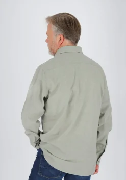 Profuomo slim fit heren overhemd, Oxford, groen