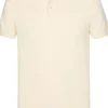 Profuomo slim fit heren polo, geel