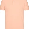 Profuomo slim fit heren polo, oranje