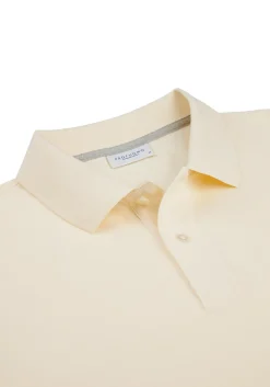 Profuomo slim fit heren polo, geel