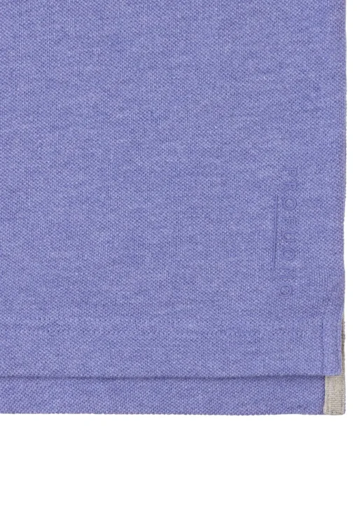 Profuomo slim fit heren polo, paars
