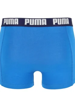 Puma Basic Boxer heren (2-pack), licht- en donkerblauw