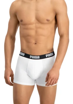 Puma Basic Boxer heren (2-pack), zwart en wit