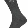 Puma Crew Sock (3-pack), antraciet grijs