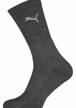 Puma Crew Sock (3-pack), antraciet grijs