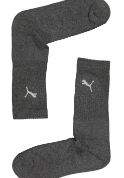Puma Crew Sock (3-pack), antraciet grijs