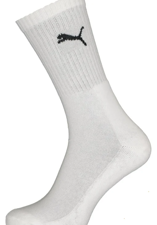Puma sport cush crew 6-Pack, wit