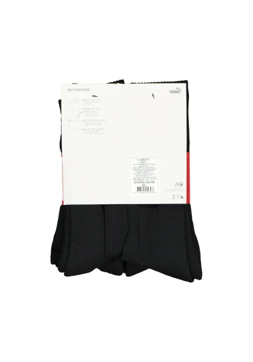 Puma sport cush crew 6-Pack, zwart