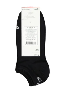 Puma Unisex Sneaker Plain (3-pack), zwart