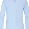 Redmond comfort fit overhemd, popeline, blauw
