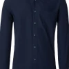 Redmond comfort fit overhemd, Oxford, donkerblauw