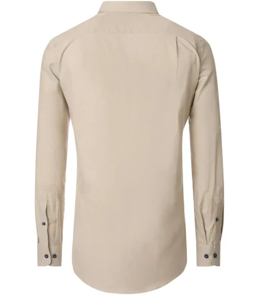 Redmond comfort fit overhemd, Oxford, beige