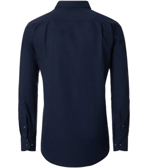 Redmond comfort fit overhemd, Oxford, donkerblauw