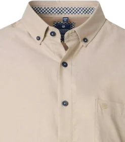 Redmond comfort fit overhemd, Oxford, beige