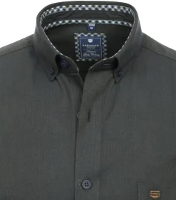 Redmond comfort fit overhemd, twill, groen