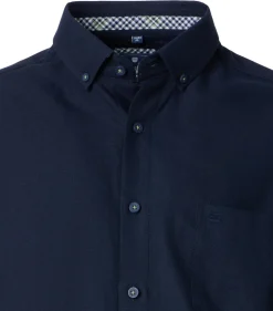 Redmond comfort fit overhemd, Oxford, donkerblauw