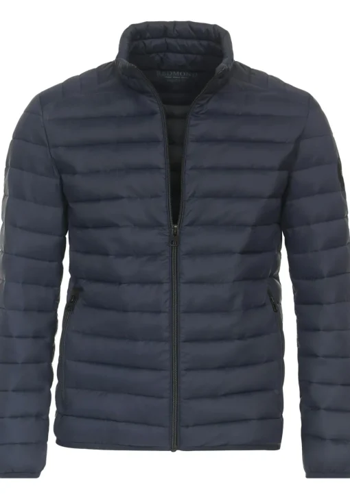 Redmond comfort fit tussenjas, blauw