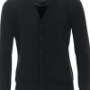 Redmond heren vest katoen, V-hals, blauw (middeldik)