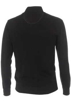 Redmond heren vest katoen, met rits, zwart