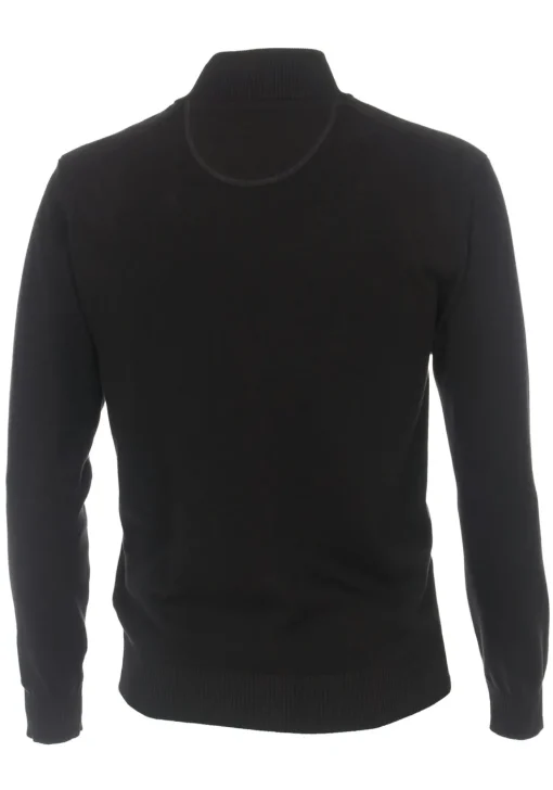 Redmond heren vest katoen, met rits, zwart