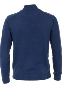 Redmond heren vest katoen, met rits, blauw