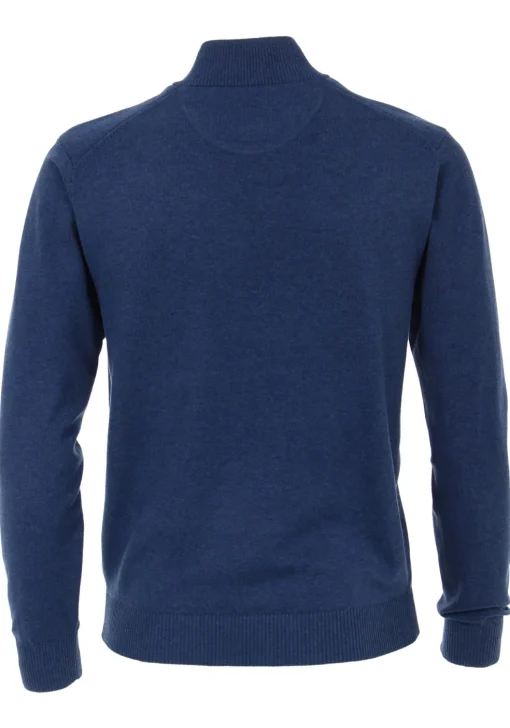 Redmond heren vest katoen, met rits, blauw