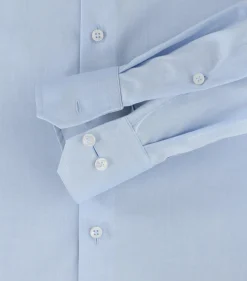 Redmond modern fit overhemd, popeline, blauw