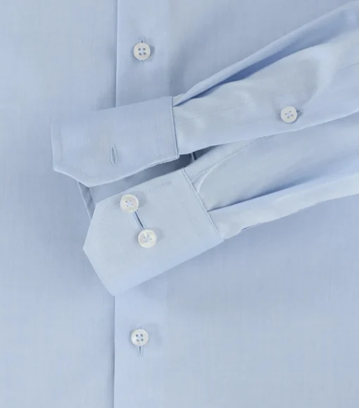 Redmond modern fit overhemd, popeline, blauw