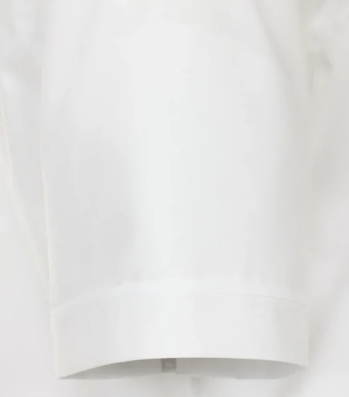 Redmond modern fit overhemd, korte mouw, popeline, wit