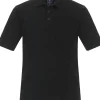 Redmond regular fit heren polo, jersey, zwart