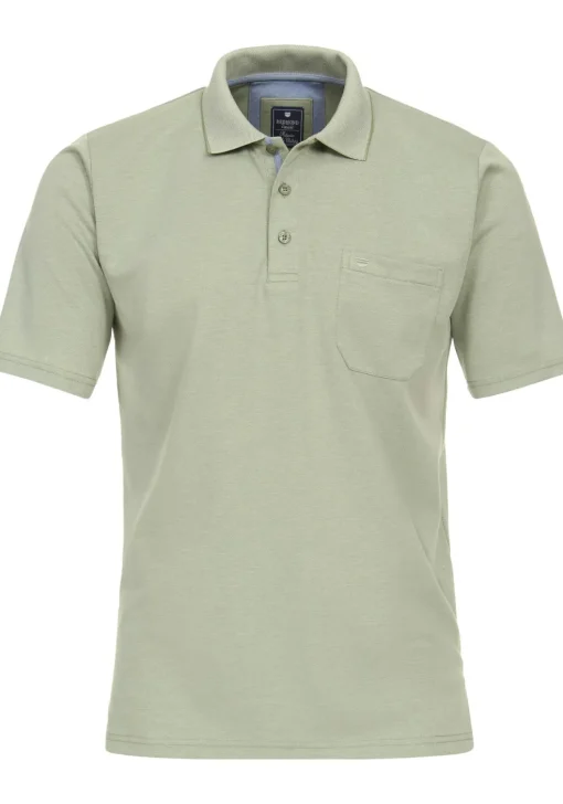 Redmond regular fit heren polo, jersey, groen