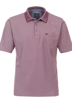 Redmond regular fit heren polo, jersey, paars