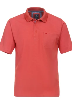 Redmond regular fit heren polo, jersey, rood
