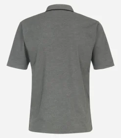 Redmond regular fit heren polo, jersey, grijs