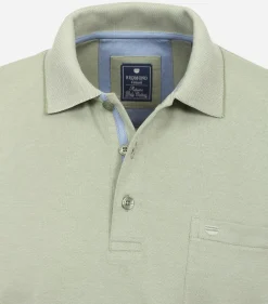 Redmond regular fit heren polo, jersey, groen