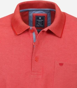 Redmond regular fit heren polo, jersey, rood